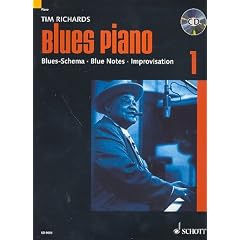 BLUES PIANO Band 1 (+CD) mit Bleistift -- Blues-Schema - Blue Notes - Improvisation - das technische R�stzeug f�r den angehenden Blues-Pianisten, von Tim Richards (Noten/sheet music)