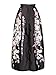 Choies Women's Black Sakura Print High Waist Maxi Skirt S