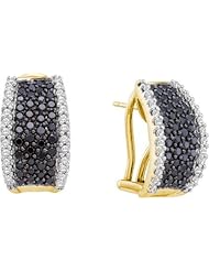 1.50CTW BLACK DIAMOND FASHION EARRINGS
