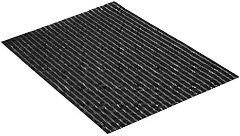 High Quality Jacquard Woven PVC Placemats Set of 4 (Black)
