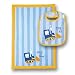 Stephen Joseph Bib/Burp Cloth Set: Construction