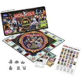 USAopoly My Disney Villains Monopoly by USAopoly
