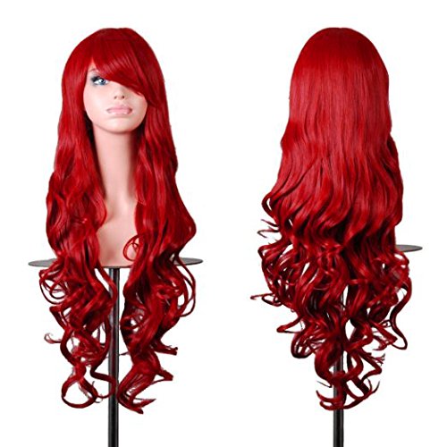 Rbenxia 32'' Women's Cosplay Wig Hair Wig Long Straight Costume Party Full Wigs