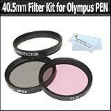 High Resolution 40.5mm 3-piece Filter Set (UV, Fluorescent, Polarizer) For  ....