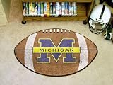 Michigan Wolverines FanMat Football Rug