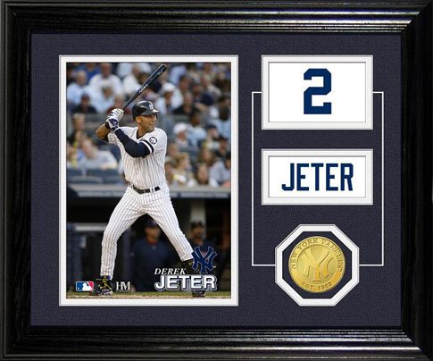Highland Mint MLB New York Yankees Derek Jeter Player Pride Desktop Photo Mint