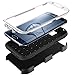 Galaxy S7 Edge Case, SOPKASE Heavy Duty Protection Dual Layer Full-body Rugged Combo Locking Belt Swivel Clip Holster Cover with Kickstand Shock Reduction Case for Samsung Galaxy S7 Edge (Black/white)