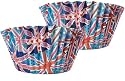 Olympics/Jubilee Decorations - Great Britain Union Jack Mini Cake Cases x 50 - Vintage Style