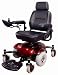 When maneuverability is a primary concern, look to our Catalina mid-wheel drive power wheelchair. It offers a tight 18 turning radius, making it ideal for use around the house. The mid-wheel location of the drive wheels puts the chairs center of gravity right under you, improving stability while the four front and rear caster wheels help prevent tipping. The Catalina also provides maximum comfort with its Captains Chair available in 18- or 20-inch widths and with its adjustable-position controller. And the Catalina leads the industry in style! Picture shown in blue.