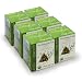 Two Leaves and a Bud Organic Orange Sencha Green Tea, Tea Bags, 15-Count Boxes (Pack of 6)