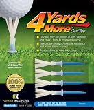 New! 4 Yards More Golf Tee 4-pack - 3 1/4 Blue