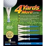 New! 4 Yards More Golf Tee 4-pack - 3 1/4