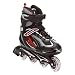 Rollerblade Bladerunner Pro 80 Men's In-Line Skate, Black/Red, Men's US 13