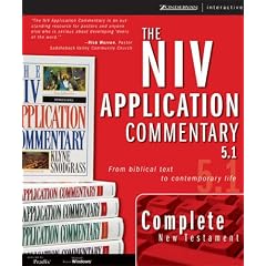 Application Commentary New Testament-NIV-5.1 for Windows