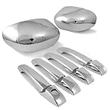 Automotive Trimming Chrome Door Handle Mirror Covers Combo Set Trim for 2005 2006... by Astra Security