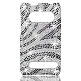 Talon Full Diamond Bling Phone Shell for HTC EVO 4G (Zebra - Black & White) ....