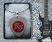 Foo Fighters Logo Metal Guitar Pick Necklace Boxed Music Festival Wear