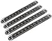 4 LED Sealed Stop, Tail, Turn Identification Light Bars Clear Lens 17