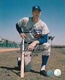 Frank Howard Los Angeles Dodgers Autographed 8x10 Photograph with 1960 NL ROY Inscription