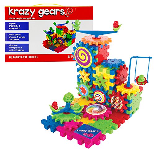 Gear Building Toy Set - Interlocking Lea