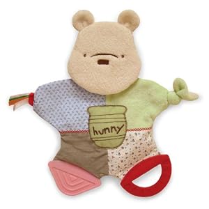 Kids Preferred Classic Pooh Flat Blanky Teether, 0-36 Months