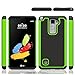 LG G Stylo 2 LS775 Case,LG G Stylus 2 K520 Case,Dual Layer Hybrid Armor Defender Protective Case Cover for LG G Stylo 2 2nd Gen (2016 New Release Version) Green
