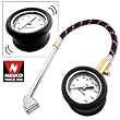 Neiko Heavy Duty Tire Gauge with Large Dial, Flex Hose, 10 - 160 PSI