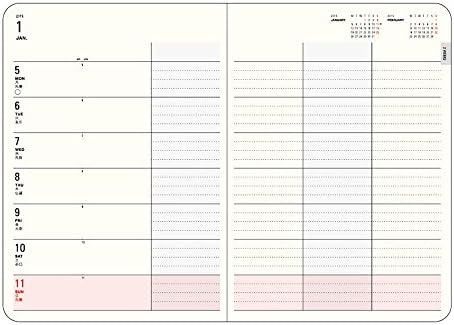 Daigo 2015 edition notebook mini 6 Pine Valley synthetic leather W107XH144X20mm K3747