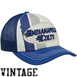 NFL Reebok Indianapolis Colts Natural-Royal Blue Broiler Adjustable Trucker Hat