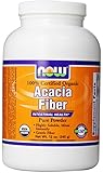 Now Foods Fiber Powder,  Organic Acacia, 12-Ounce