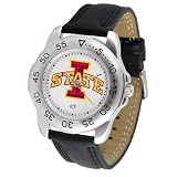 Iowa State Cyclones NCAA Sport Mens Watch (Leather Band)