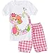 Cats Pajamas Girls Sleepwear Clothes Set Kids Dog Cotton 2 Piece Shorts Suit
