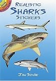 Realistic Sharks Stickers (Dover Little Activity Books Stickers) by Jan Sovak (2003-03-28)