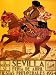 1934 SEVILLA FIESTAS DE PRIMAVERA SPRING FLOWERS COUPLE HORSEBACK EUROPE TRAVEL TOURISM SPAIN VINTAGE POSTER REPRO