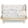 Argington Organic Crib Bedding Set, Fish And Pebbles Print