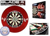 Winmau Blade 4 + Board Surround Spezial rot