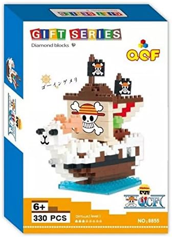 Otulet ® Pirate Ship Boat Going Merry Building Mini Blocks Toy Building Blocks Nano Blocks Diamond Building Set DIY Educational Toys Playset Gift 330pcs (with Otulet® FREE Brick Separator)