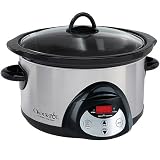 Rival SCRC501-SS 5 qt Stainless Steel Countdown Smart-Pot slow Cooker