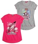 Monster High lot de 2 T-Shirt gris