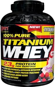 SAN 100% Pure Titanium Whey Supplement, Tropical Berry, 5 Pound