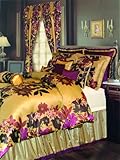 Rose Tree Monrovia California King Comforter Set, Gold