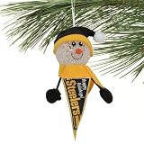 Pittsburgh Steelers Light Up Snowman Pennant Ornament (Set of 3)