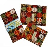 SnackTaxi Reusable Sandwich-sack Bag, Snack-sack Bag and Twice-as-nice Napkin Peace Earth Set.