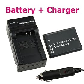 eForCity DB-L80 Battery+CHARGER for Sanyo VPC-X1200 GH2 Camera