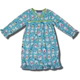 Snowman Flannel Nightgown for Girls - Medium (8)