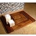Le Spa Teak Floor & Shower Mat, Tile Model Q, Rectangular