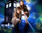 Doctor Who Wallpaper Mural - Doctor & Amy (Made to Measure)