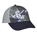 Boy's Blue Guitar Baseball Hat - Grey