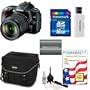 Nikon D90 Digital SLR Camera with 18-105mm AF-S DX VR Nikkor Lens [Outfit] + Transcend 16GB Memory Card + Willoughbys Bonus Kit