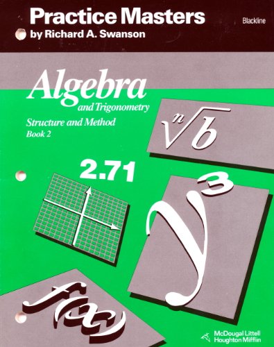 McDougal Littell Structure & Method: Practice Masters (Blackline) Book 2